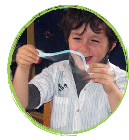 A Child Does a Fun Science Experiment A Child Does a Fun Science Experiment